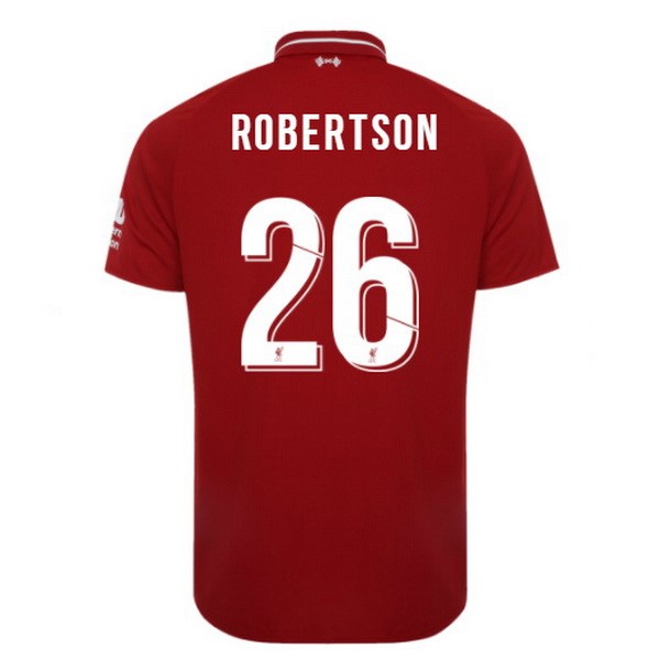Camiseta Liverpool Primera equipación Robertson 2018-2019 Rojo